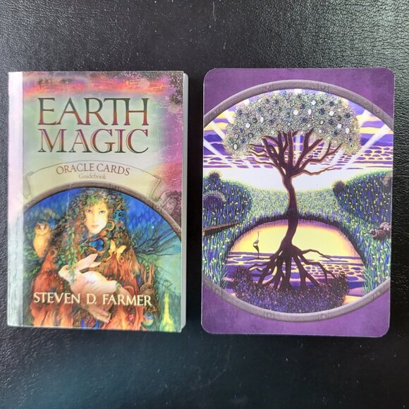 Earth Magic Oracle Cards Deck by Steven D Farmer - Picture 2 of 4